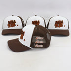 Close-up of NBASayLessDoMore Mocha Munyun with rich mocha color and textured fabric detail.